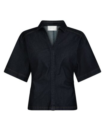 Neo Noir Bluse Spenda Denim Blouse Dark Blue