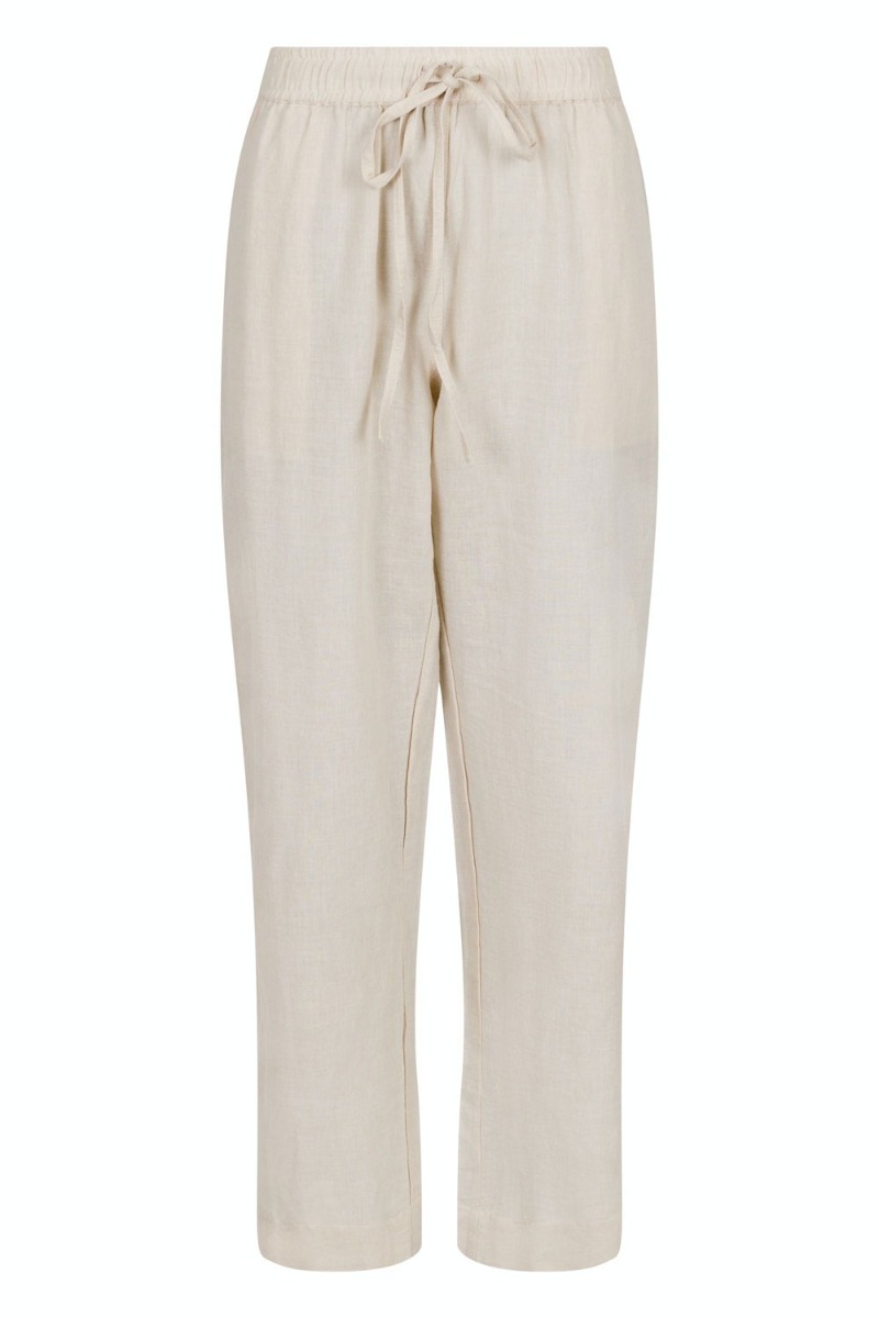 Neo Noir Bukser Sonar Linen Pants Sand