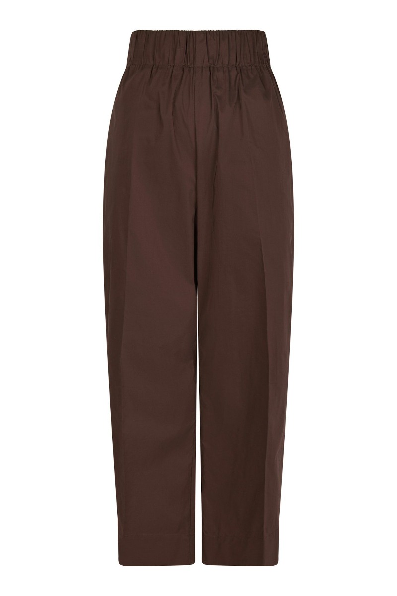 Neo Noir Bukser Yana Poplin Pants Dark Brown