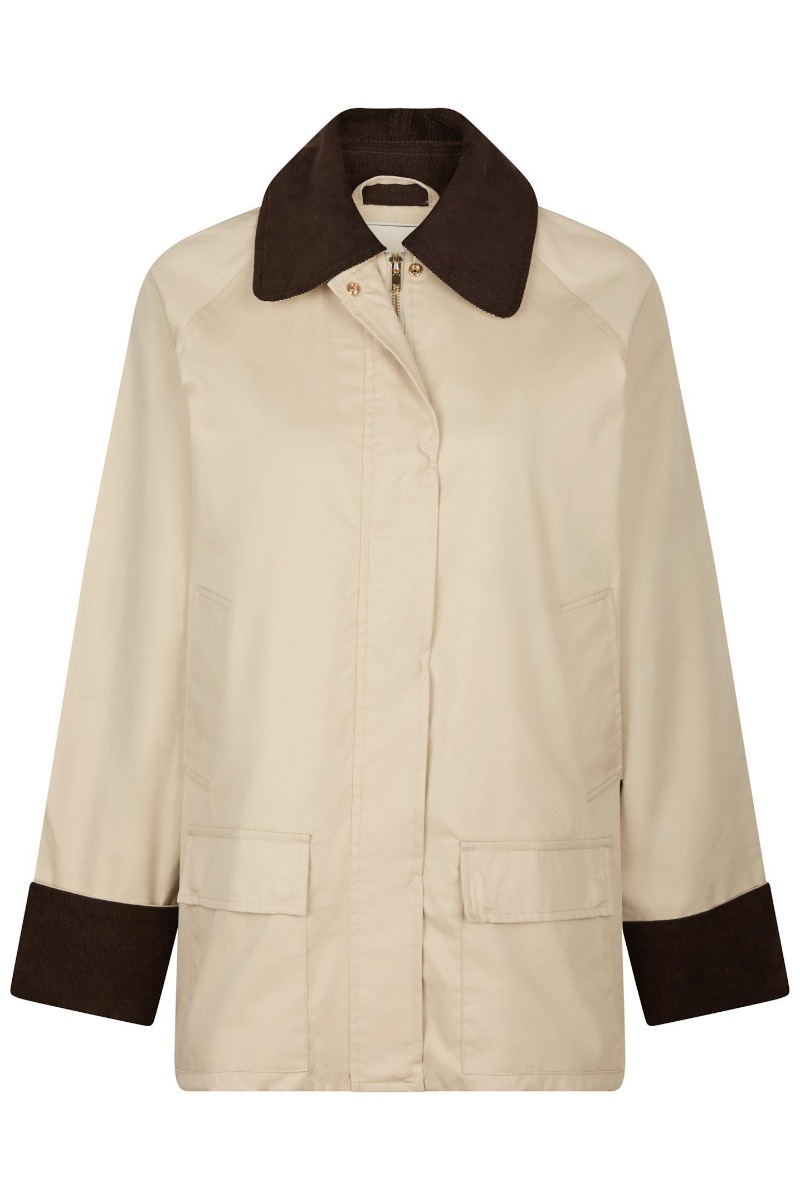 Neo Noir Jakke Anastacia Cord Jacket Ivory