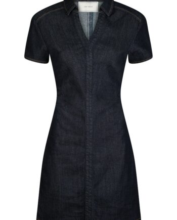 Neo Noir Kjole Abel Denim Dress Dark Blue