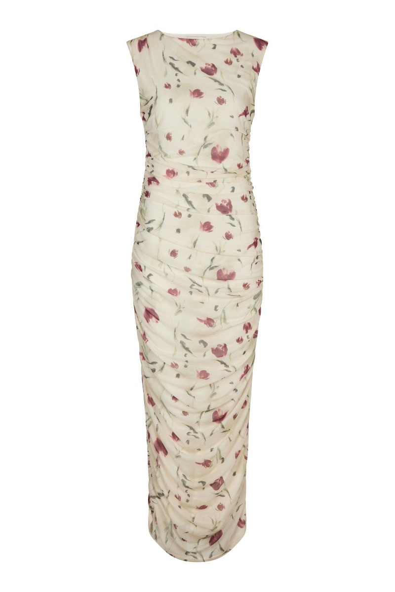 Neo Noir Kjole Corilina Artist Mesh Dress Creme