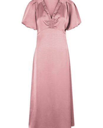 Neo Noir Kjole Illana Heavy Sateen Dress Evening Rose