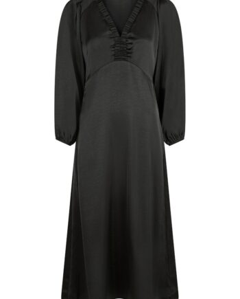 Neo Noir Kjole Isobel Heavy Sateen Dress Black