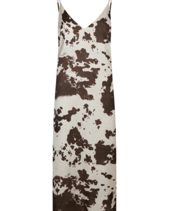 Neo Noir Kjole Kamran Cow Print Dress Brown