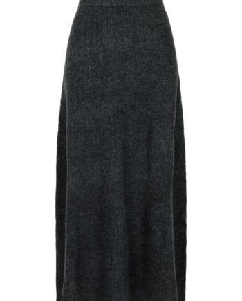 Neo Noir Nederdel Arwin Knit Skirt Antracit