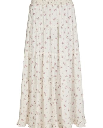 Neo Noir Nederdel Asta Small Blossom Skirt Creme