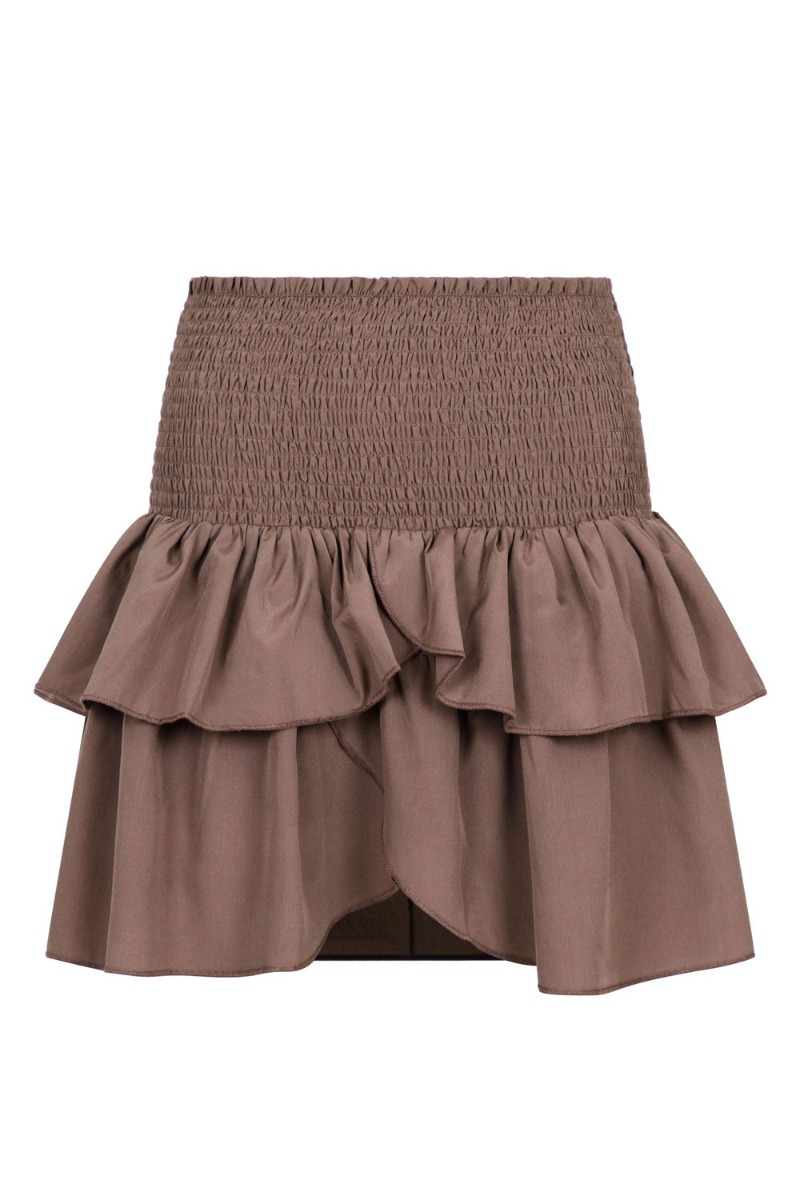 Neo Noir Nederdel Carin Skirt Dusty Brown