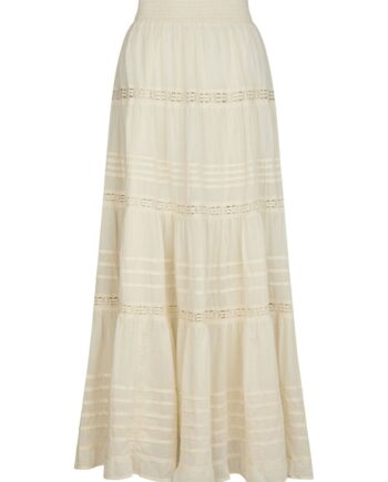 Neo Noir Nederdel Felicia   Voile Skirt Light Yellow