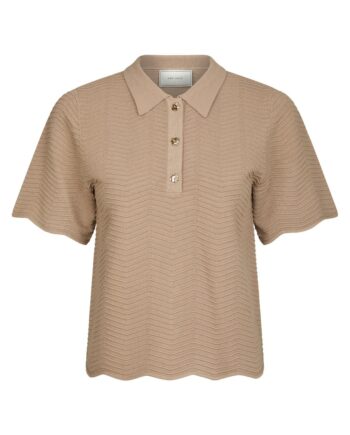 Neo Noir  -shirt Soko Wave Knit Tee Dark Sand