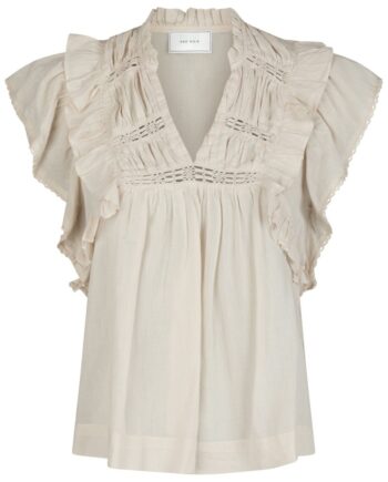 Neo Noir Top Jayla   Voile Top Ivory