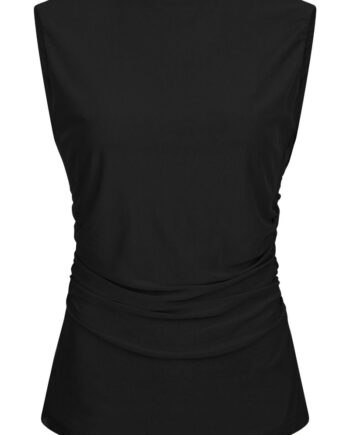 Neo Noir Top Liblana Mesh Top Black