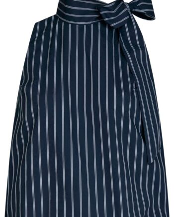 Neo Noir Top Veda Double Stripe Top Navy