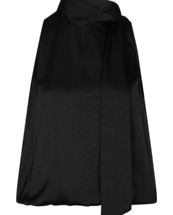 Neo Noir Top Veda Heavy Sateen Bedaz Top Black