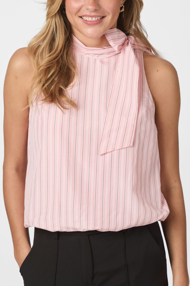 Neo Noir Top Veda Stripe Top Rose