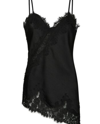 Neo Noir Top Viole Lace Top Black