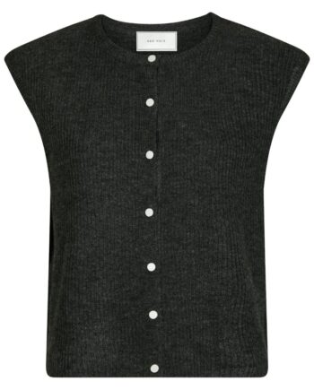 Neo Noir Vest Everest Knit Vest Antracit