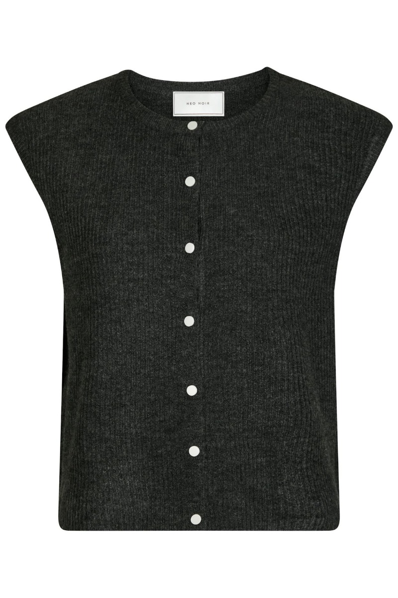 Neo Noir Vest Everest Knit Vest Antracit