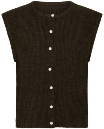 Neo Noir Vest Everest Knit Vest Brown