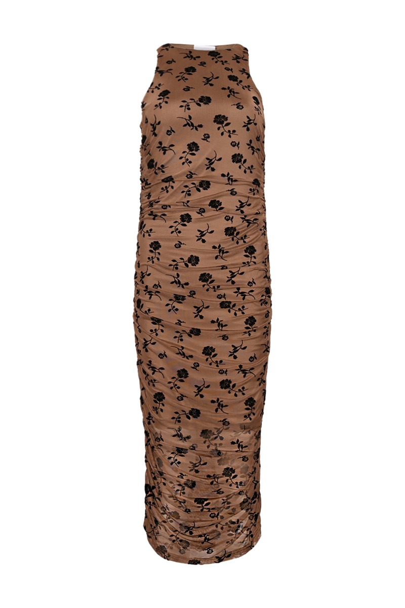 Noella Kjole Leanna Dress Clarity Morel Print