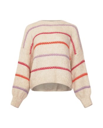Noella Strik Kalita Knit Oyster Berry Stripe