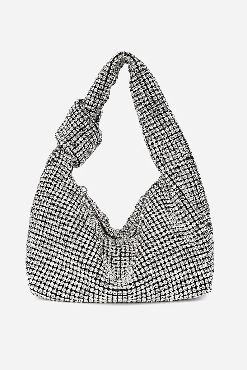 Noella Taske Sissy Sequin Bag Silver