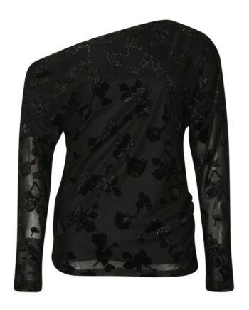 Noella Top Lanna Top Flower Black