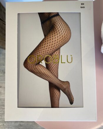 Oroblu Strømpebukser Double Mesh Tights Black