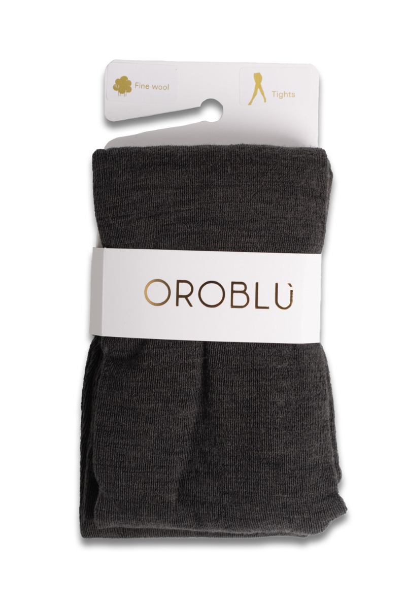 Oroblu Strømpebukser Nives Fine Wool Tights Grey