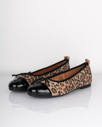 Pavement Ballerina Lucy Leo Patent Toe Cap