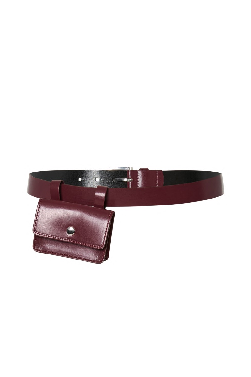 Pieces Bælte Fia Belt Bag Rhubarb