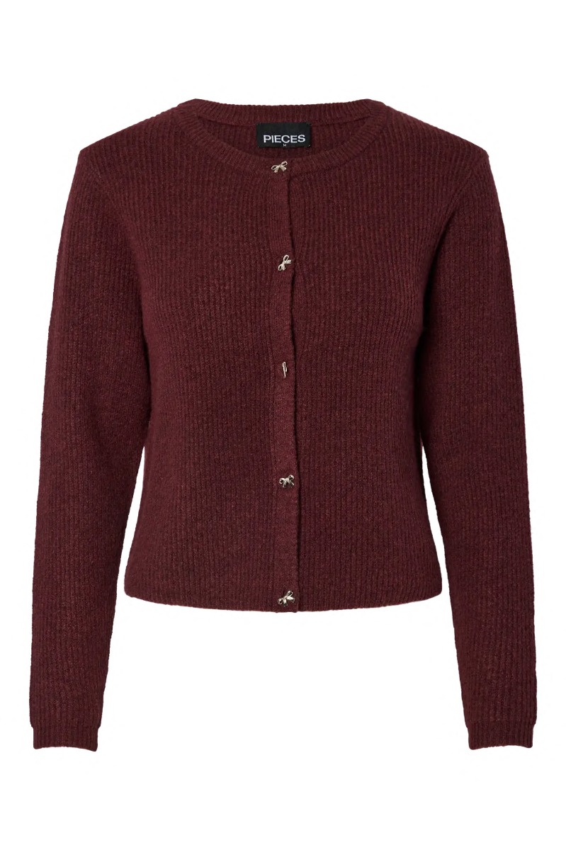 Pieces Cardigan Silly Ls -neck Knit Cardigan Port Royale