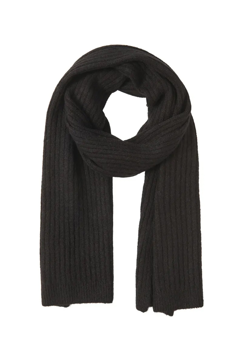 Pieces Halstørklæde Pc Jeslin Long Scarf Black