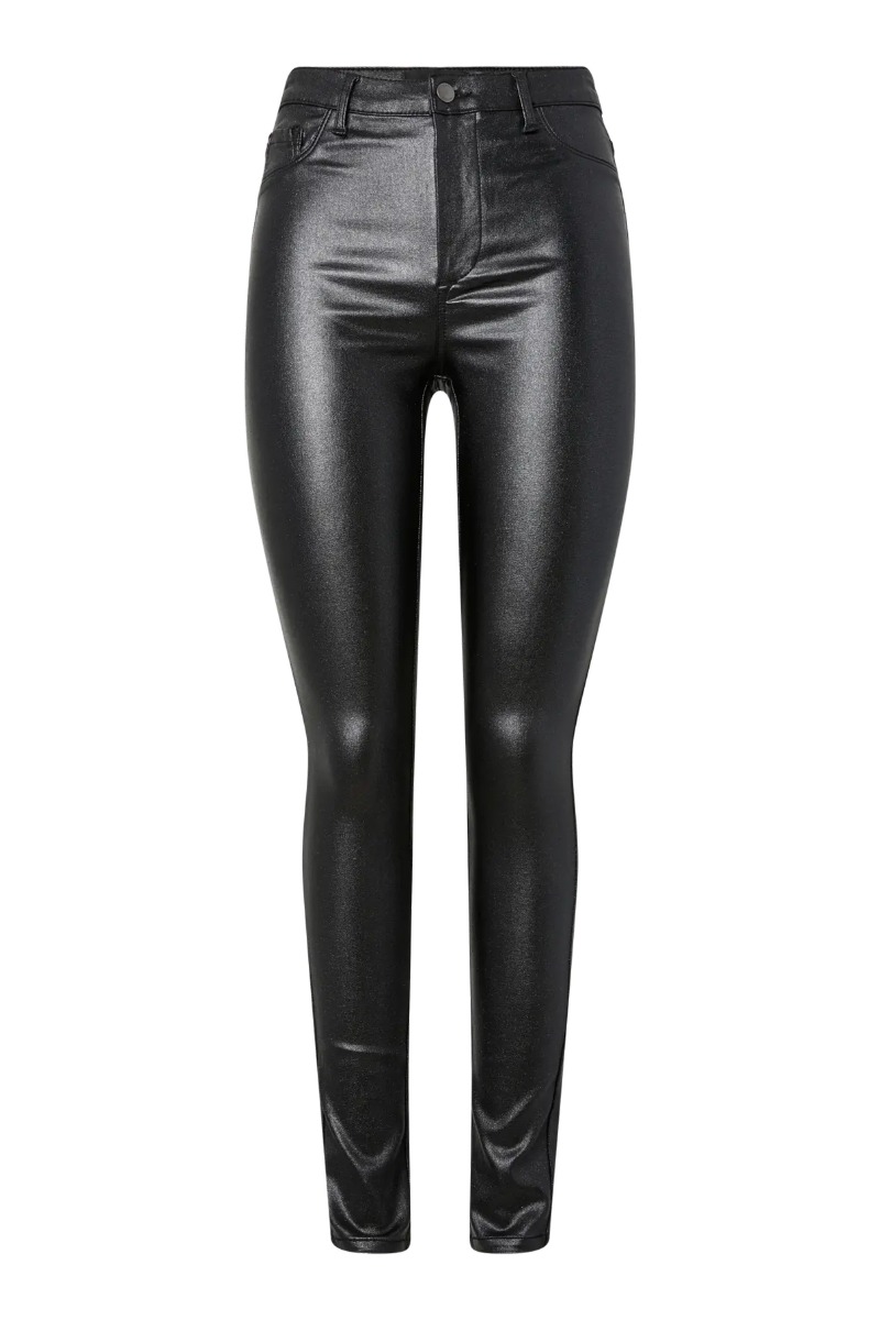 Pieces Jeans Highskin Wear Glitter Jeggings Black Glitter
