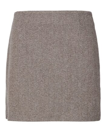 Pieces Nederdel Riley Hw Mini Skirt Hot Fudge Melange