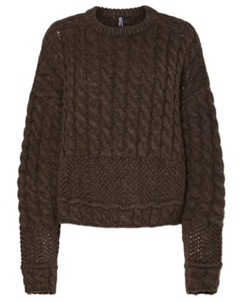 Pieces Strik Jacinthe Ls  -neck Knit Morel