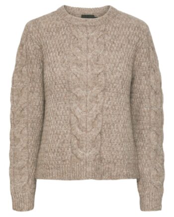 Pieces Strik Nina Ls  -neck Knit Fossil