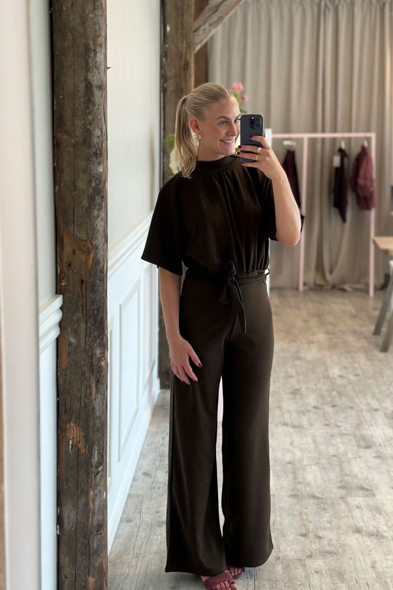 Sisters Point Jumpsuit Girl-ju Chocolate