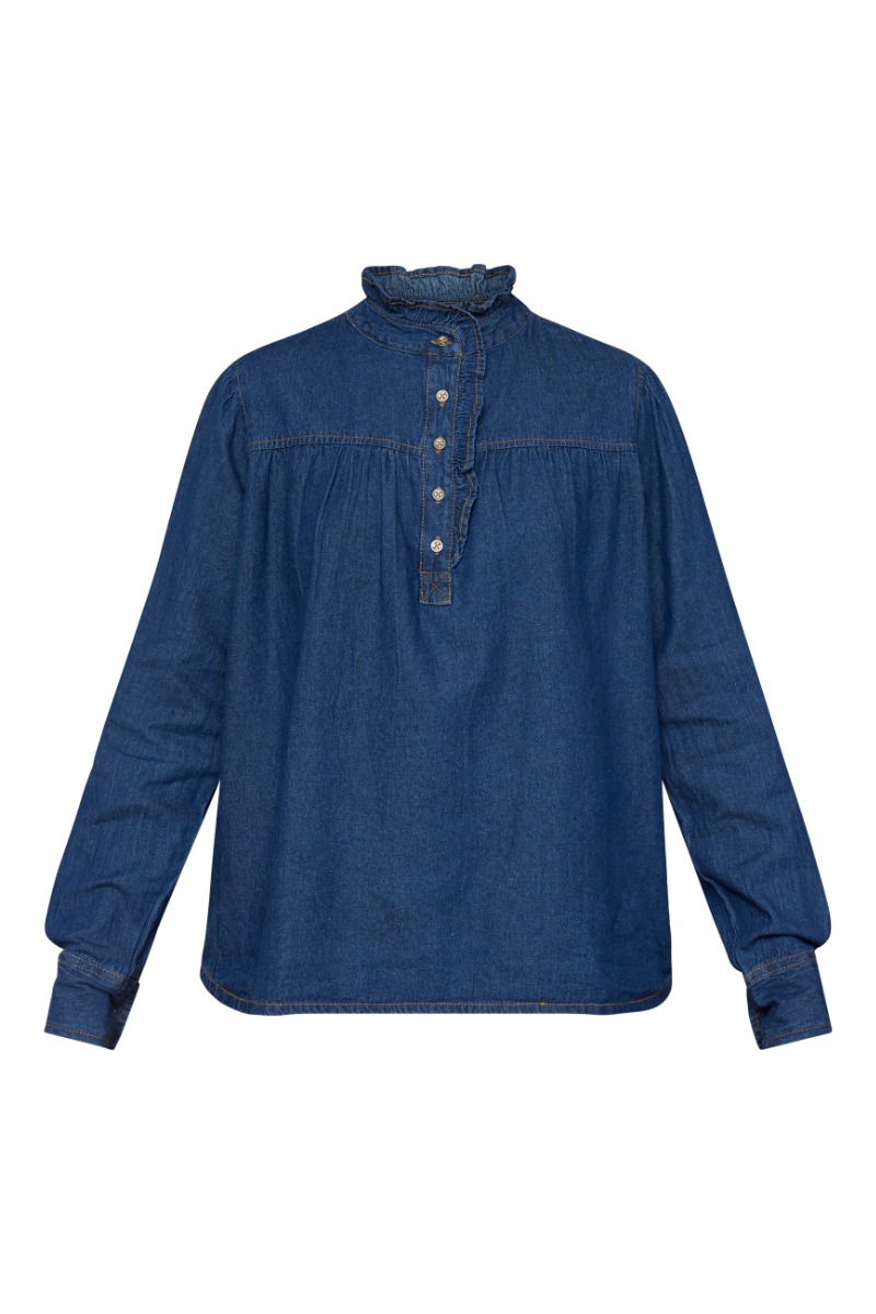 Sisters Point Skjorte Ubisa-sh Denim