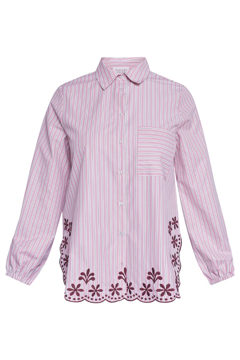 Sisters Point Skjorter Istea-sh1 Pink Bordeaux