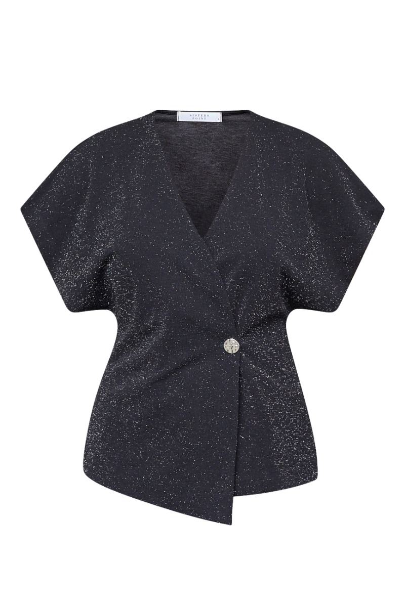 Sisters Point Top Gevela-ve3 Black Silver