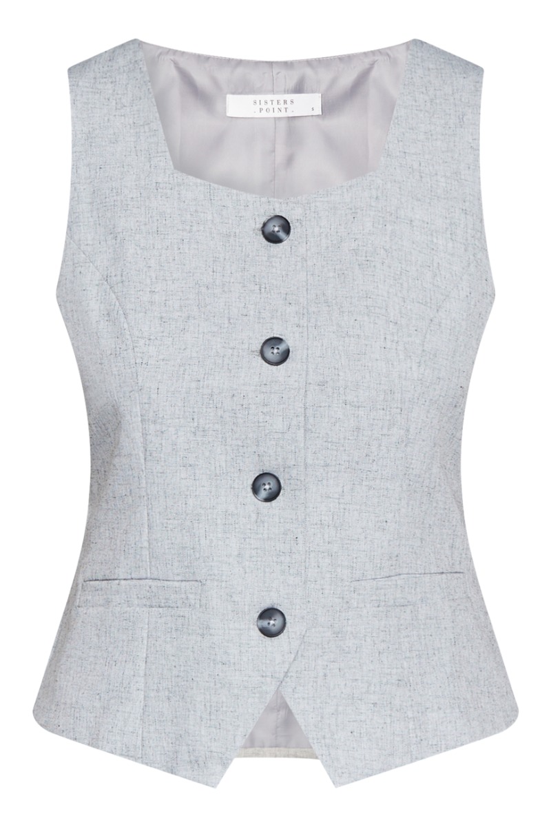 Sisters Point Vest Gema-ve Grey Mel