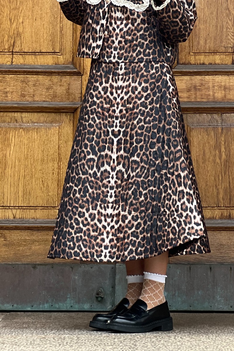 Stories From The Atelier By Copenhagen Shoes Nederdel Move Me Skirt Leopard