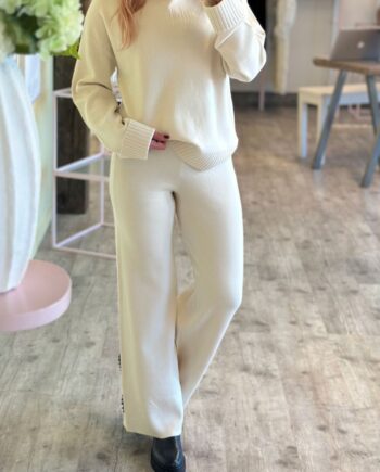 Bukser Yasfonny Hw Knit Pants    Birch