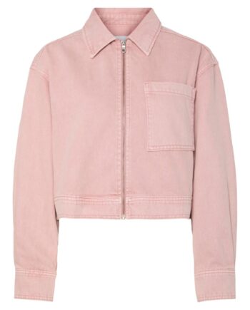 Jakke Yassun Ls Crop Denim Jacket    Fest Zephyr