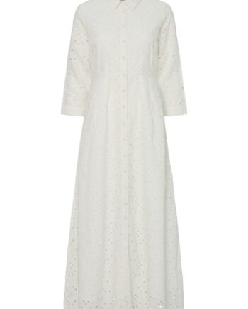 Kjole Savanno Long Shirt Dress Star White