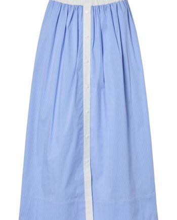 Nederdel Abri Hw Long Skirt Vista Blue