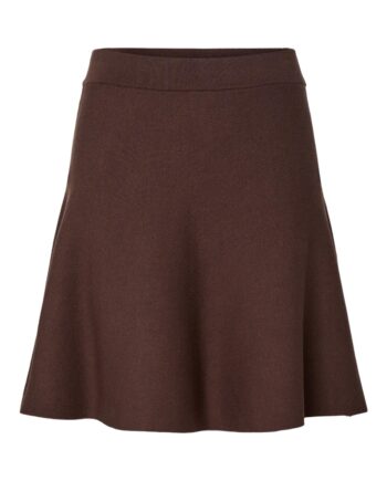 Nederdel Fonny Hw Knit Skirt Chocolate Brown