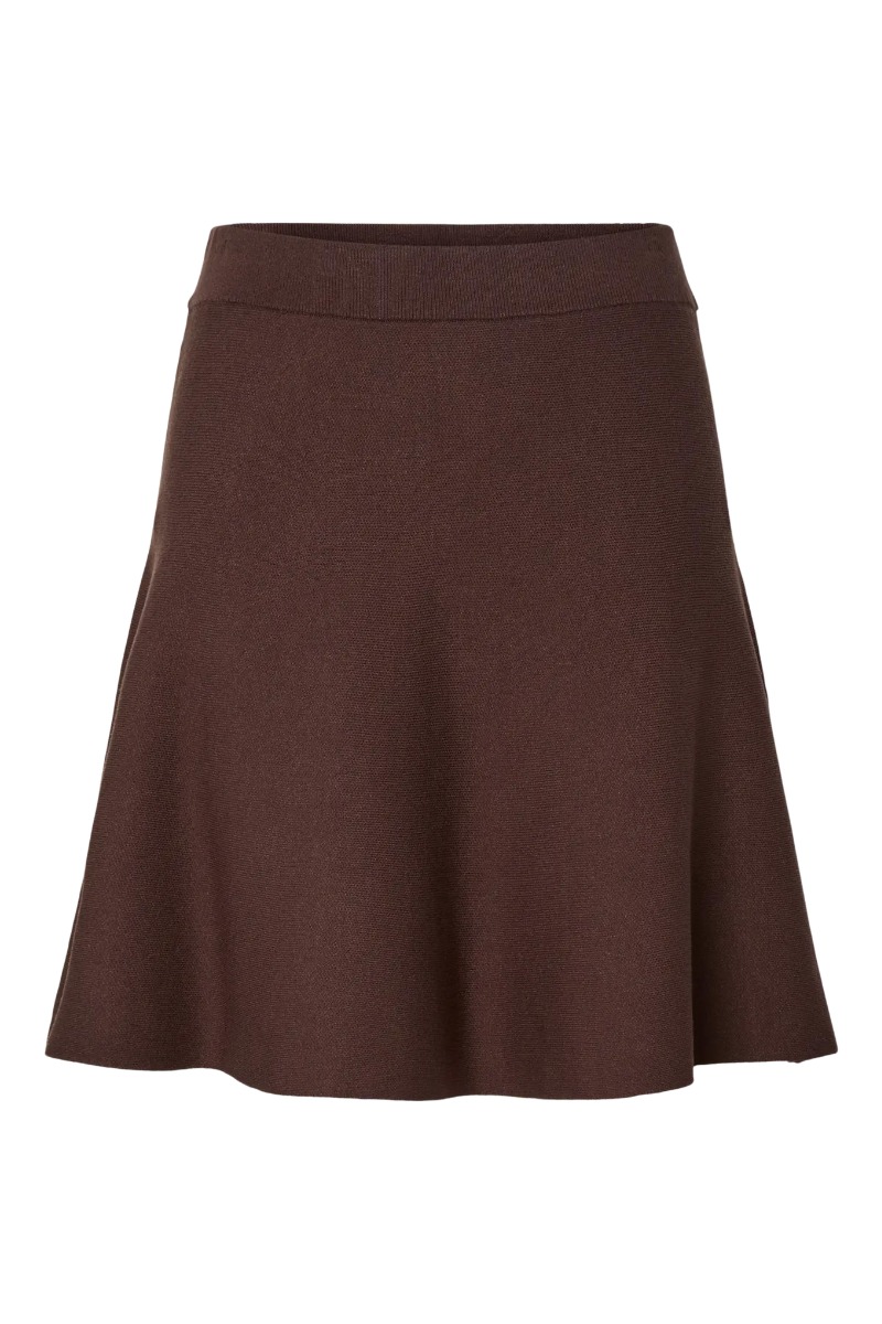 Nederdel Fonny Hw Knit Skirt Chocolate Brown