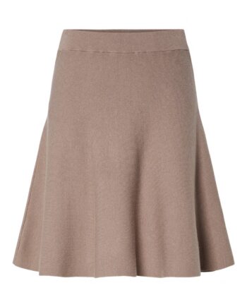 Nederdel Fonny Hw Knit Skirt    Fungi
